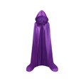 thumbnail image 2 of Capa con capucha, cómoda capa de Halloween para fiestas, accesorio de fotografía para mujeres y hombres Púrpura, 2 of 8