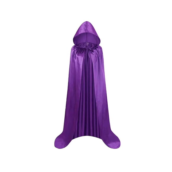 Capa con capucha Fácil de usar Cómoda Práctica Capa con capucha Capa de Halloween para Púrpura