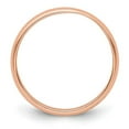thumbnail image 2 of 14k Rose Gold 3mm Ltw Half Round Band Ring Size 9.5 Ring for Women and Men - 2.0 Grams, 2 of 2