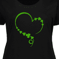 thumbnail image 4 of Inktastic St. Patrick's Day Shamrock Heart Women's Plus Size T-Shirt, 4 of 5