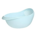 thumbnail image 4 of Rice Bowl Strainer Rice Washer and Strainer Bowl for Washing Cleaning Fruits Blue, 4 of 7