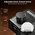 thumbnail image 3 of Espresso Machine 20 Bar, Coffee Maker with grinder Black, 3 of 4