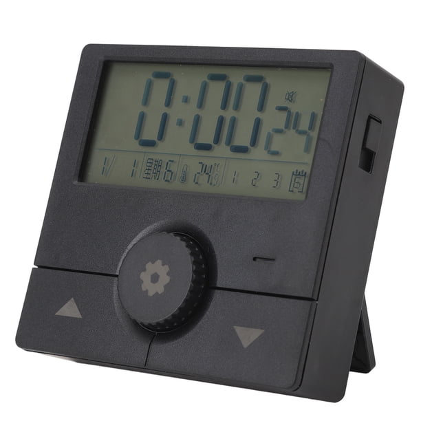 RelOJ Despertador Digital, Perilla de Succio Magnética que FuncionA Con PILas RELOJ DE ESCRITORIO ELECTRO CON 3 CONFIGUROS DE ALMA, HORA, FECHA, DIA, VISIZACO