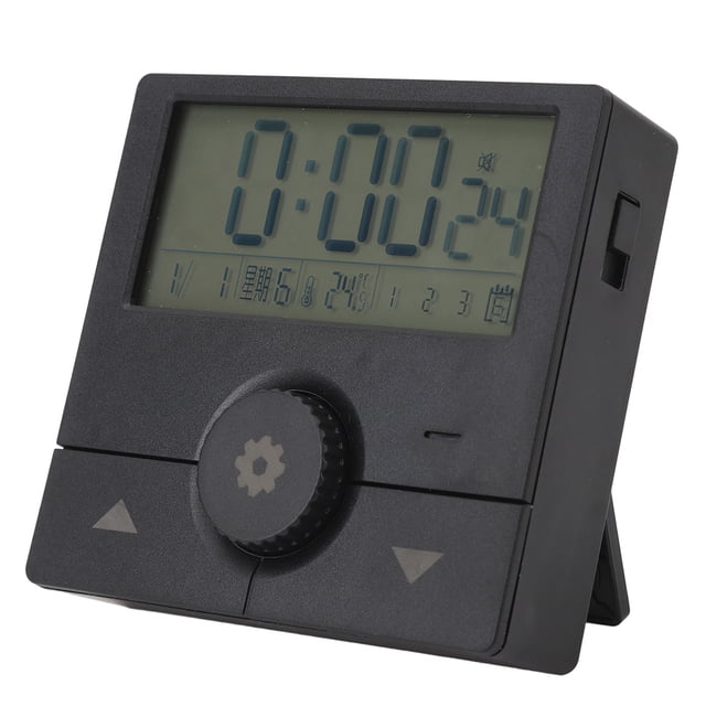 RelOJ Despertador Digital, Perilla de Succio Magnética que FuncionA Con PILas RELOJ DE ESCRITORIO ELECTRO CON 3 CONFIGUROS DE ALMA, HORA, FECHA, DIA, VISIZACO