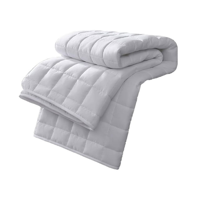 Lit avec Matelas de Classe A Épaissi en Fibre Douce Poncée Surmatelas pour Étudiant Literie Lavable