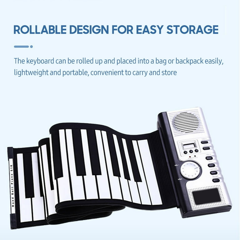 Soft keyboard piano 61 midi deals