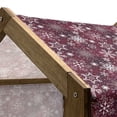 thumbnail image 5 of Snowflake Pet House, Colorful Christmas Pattern with Snowflakes and Ornamental Stars Swirls, Outdoor & Indoor Portable Dog Kennel with Pillow and Cover, 5 Sizes, Multicolor, by Ambesonne, 5 of 5