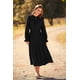 thumbnail image 4 of Vestido PRETTYGARDEN 2025 Swiss Dot Plisado Línea A Negro Talla L, 4 of 8