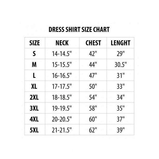 Men's Long Sleeve Solid Colors Generic Dress Shirts - Walmart Business  Supplies