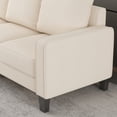 thumbnail image 5 of Holaki 75" Modern 3 Seat Fabric Sofa with Storage Living Room Furniture Sofa, Beige, 5 of 7