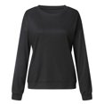 thumbnail image 6 of Women Tops O Neck Daily Fashion Sweatshirt Women's Basic Cotton Tee - Casual Short Sleeve Shirt, 6 of 7