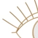 thumbnail image 2 of Decoración de pared de metal Benzara Inc diseño de ojo contemporáneo 32 pulgadas Espejo redondo dorado plateado, 2 of 2
