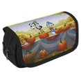 thumbnail image 1 of YIXIGGCCartoon Mickey Mouse Pattern Large Capacity Pencil Case Double Zipper Storage Bag with 2 Compartments Portable Multifunctional Bag Desk Organizer Marker Pen Case JU223-2226, 1 of 8