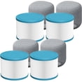 thumbnail image 2 of Spa Hot Tub Filter Replacement: Compatible with All RELXTIME ALEKO Wejoy Co-z Spa Wave Spas CleverSpa Inflatable Hot Tubs Pool High-Efficiency Screw-in Filters(4 Filters + 4 Filter Covers), 2 of 8