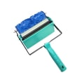 thumbnail image 3 of Paint wallpaper roller soft rubber head 5 inch grain print roller soft rubber head Paint brush wall pattern tool Flower DIY Tools Decorative Texture Roller (ZZ0079 Line), 3 of 9