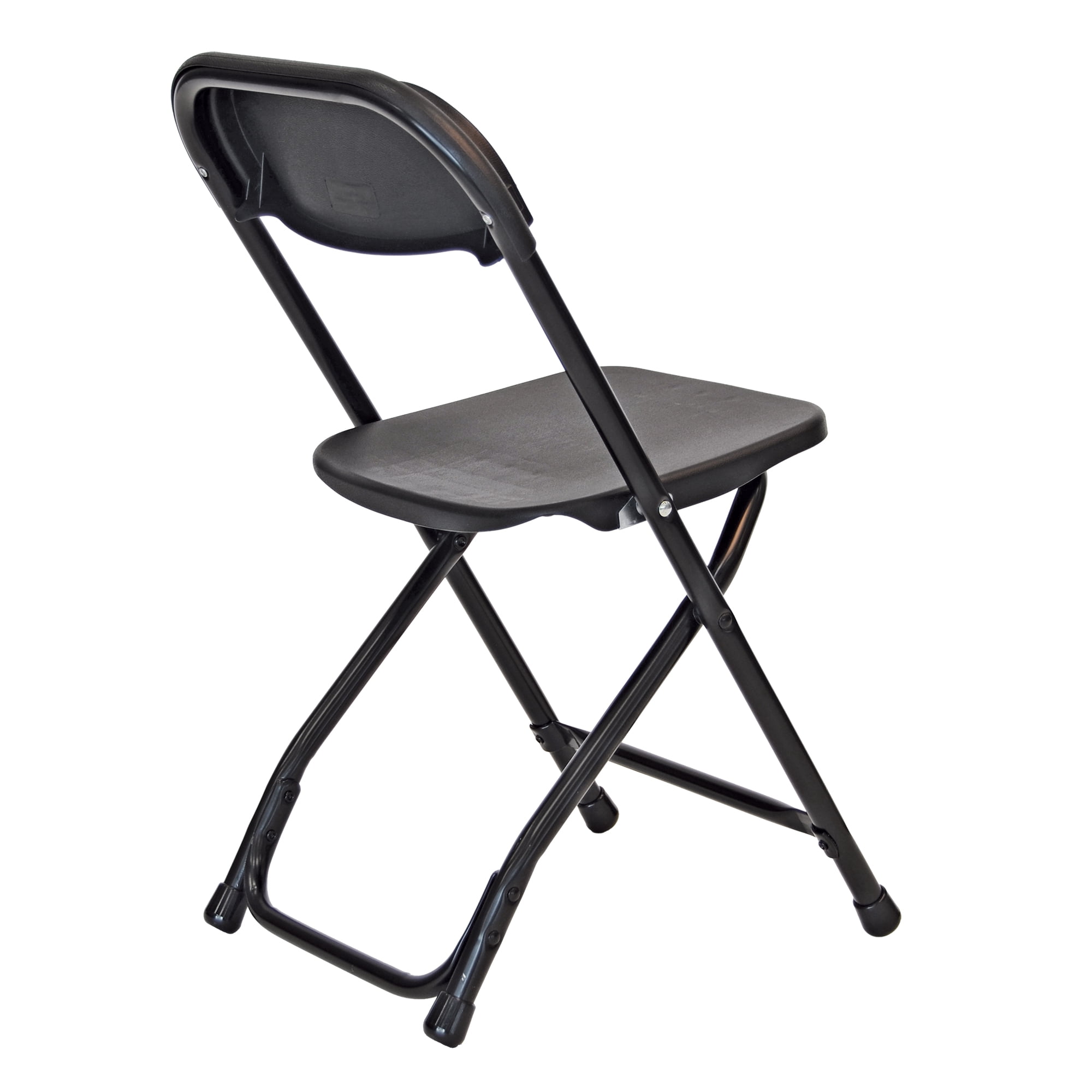 Rhino Children's Plastic Folding Chair - Black