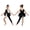 White, variant on Girls Hip Hop Dance Jumpsuit Dancewear Gymnastics Leotard Asymmetrical Bodysuit Performance Yellow 10