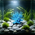 thumbnail image 4 of BingTong Artificial Corals For Aquarium Decoration, Lifelike Simulated Coral Decor,Realistic Small Reef Ornaments For Fish Tank, Beach Theme Room Decoration C-Sky Blue, 4 of 6