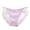 Purple, variant on PMVFHDE Fashion Womens Sheer Mesh Transparent Lace Medium Low Waist Seamless Cotton Gusset Triangle Briefs Womens Underwear Red,L