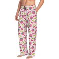 thumbnail image 6 of Pofeuu Strawberry And Cheery Print Men's Pajama Pants, Soft Lounge Pajama Pants with big pockets for Men Plaid Pj Bottoms-X-Large, 6 of 6