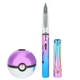 thumbnail image 2 of 0.38mm Fountain Pen Set 2 Ink Cartridges Smooth Writing Signing Tool with Gift BoxPurple, 2 of 14