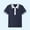 Navy, variant on CYRBOKO Boys Polos, Sports Cotton Short Sleeve Collared School Uniform Shirts Navy Size 7-8 T