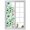 Green, variant on Window Privacy Film Botanical Fruit Stained Glass Window Film Decorative Window Cover Vintage Summer Blueberry Raspberry Leaves Window Clings Static Adhesive Sticker for Bathroom 19.6"x39.3"