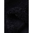 thumbnail image 4 of Daeful Hauts en Tricot pour Femmes Col Rond Chandail Tunique Unie Blouse Noire TTP, 4 of 6