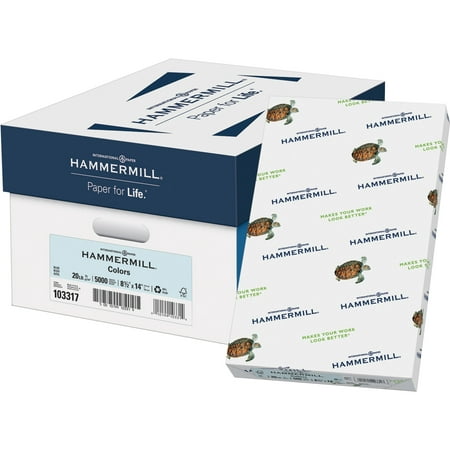 Hammermill, HAM103317CT, Colors Recycled Copy Paper, 5000 / Carton, (Best Copiers For Small Business)