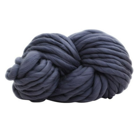 250g Fashion Super Bulky DIY Hand Knitting Blanket Hats Warm Giant Thick Yarn Super Soft Roving (Best Yarn For Knitting Hats)