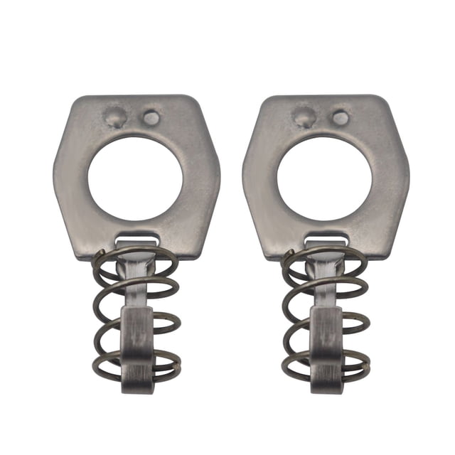 Graflsoa 2 Pcs Cache-Chauffeur en ABS et Acier Inoxydable, Compact 7.5x6x1cm Emballage, Léger 9g