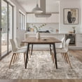 thumbnail image 2 of MICGEEK 10x14 Washable Area Rugs for Living Room, Modern Abstract Printed Rug, Vacuum-Friendly, Non Slip Indoor Rug for Bedroom Dining Room Home Decor Carpet, Brown, 2 of 7