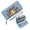 Blue, variant on GEEAD Wallet with Large Capacity Zip for Women Personalized Wallet for Women Mom Graphic Design Softball Soft Texture Perfect for Parties, Work & Casual Use,
