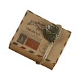 thumbnail image 1 of pitrice 50Pcs Candy Box Kraft Paper Globe Vintage Gift Boxes Square Printed Pattern Packaging Storage Wedding Birthday Earth Accessory Earth Accessory, 1 of 6
