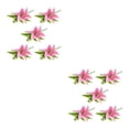 thumbnail image 4 of Toystoory 5X flor artificial planta falsa decoración de la boda mano de obra exquisito atractivo arreglo multiusos jardín Type3 NO3, 4 of 6