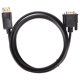 thumbnail image 1 of Cable adaptador DP a VGA macho a macho HD 1080p, Cable DisplayPort a VGA chapado en oro para PC, portátil, proyector, 5,9 pies, 1 of 5