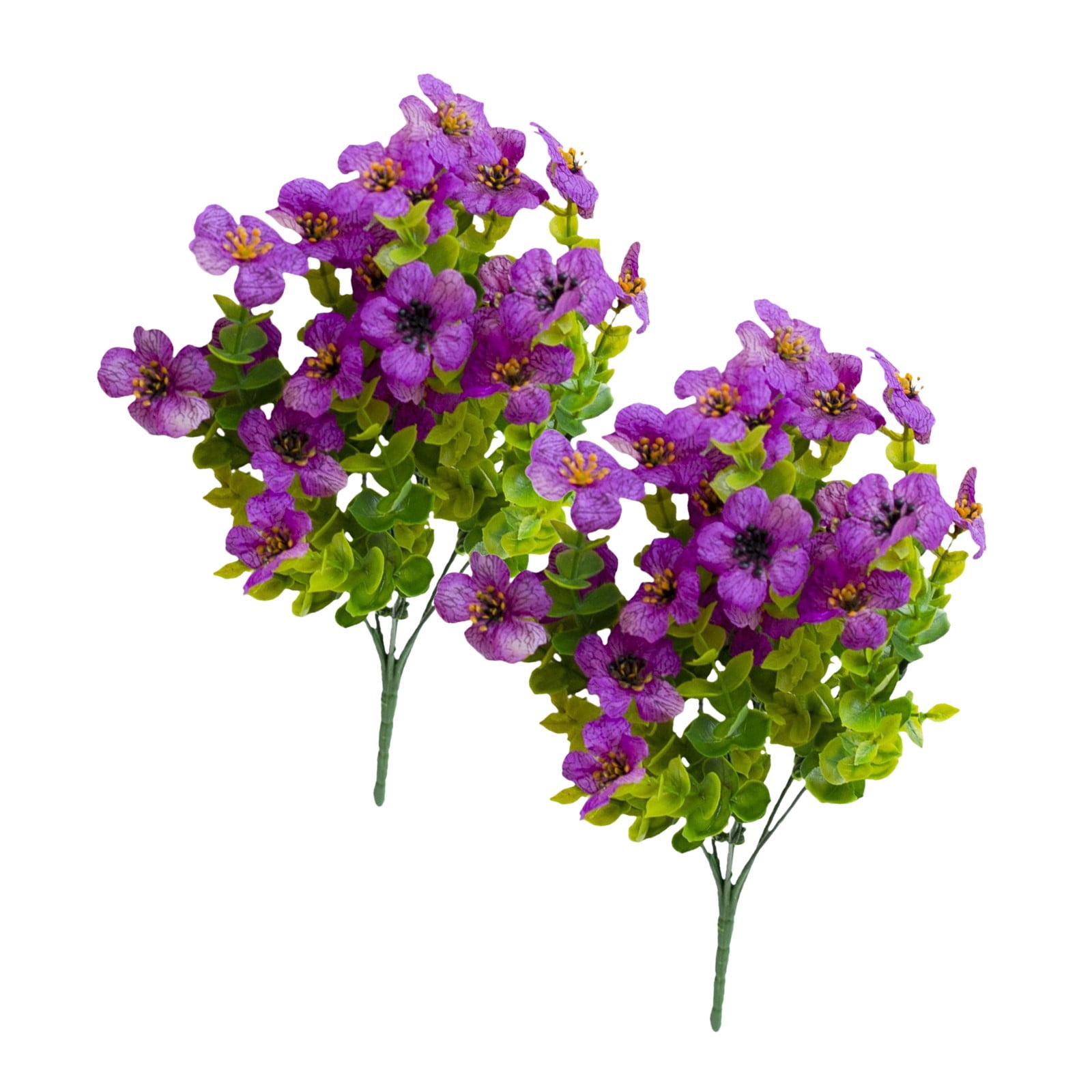 ZTTD Artificial Fake Flowers for Outdoor Spring Decoration, 18 Bundles Faux Silk Colorful Daisies UV Resistant Realistic for Outside Porch Patio Home Yard Garden Planters Pots Window Box
