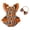 Orange, variant on Infant Baby Girl Halloween Jumpsuit Set 3M 6M 12M 18M Cartoon Pumpkin Print Flying Sleeve Romper + Bow Headband