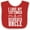 Red and White, variant on Inktastic I Love My Tattooed & Bearded Uncle Boys Baby Bib