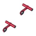 thumbnail image 3 of tssuouriy Bike Handlebar Extender Handle Bar Extension Mount Lamp Phone Bracket Holder 10cm Blue Tube Red 10cm 2Set, 3 of 6