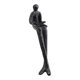 thumbnail image 1 of Estatuilla moderna estatua de resina escultura de arte coleccionable para el escritorio del hogar decoración para sala de estar adornos de Negro Sunnimix Estatuilla Escultura, 1 of 7