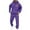 Purple, variant on ZHOUCHANKIDS Men's Valentine's Day Graphic Casual Pullover Hoodie and Sweatpants Matching Couples Outfit Set Purple XXXL