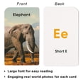 thumbnail image 4 of Think Tank Scholar Alphabet Flash Cards (ABC) for 2-4 Years - Learning Phonetic Sounds for Kids Speech Development - All Upper and Lowercase Letters - Preschool (Pre-K), Toddlers, Kindergarten, 4 of 7
