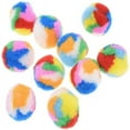 thumbnail image 1 of KEINXS 10 Pieces Set Small Kitten Color Yarn Stitching Cat Toy Cat Ball Diameter 3.99 CM, 1 of 6