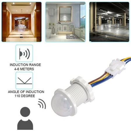 

110/220V AC PIR Infrared Body Motion Sensor Control Switch Light Lamp