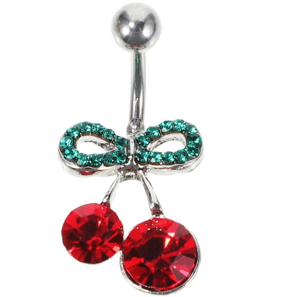 Cherry Belly Button Ring Belly Ring Belly Button Piercing Jewelry Body Jewelry for Women