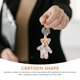 thumbnail image 4 of 1 unid lindo llavero colgante peluche oso bolsa colgante colgante llave anillos colgante, 4 of 4