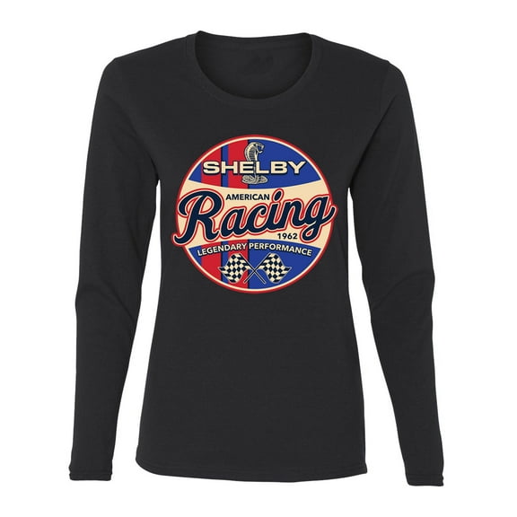 Wild Bobby Ford Shelby Racing Legendary Performance 1962 Women Graphic Long Sleeve Tee