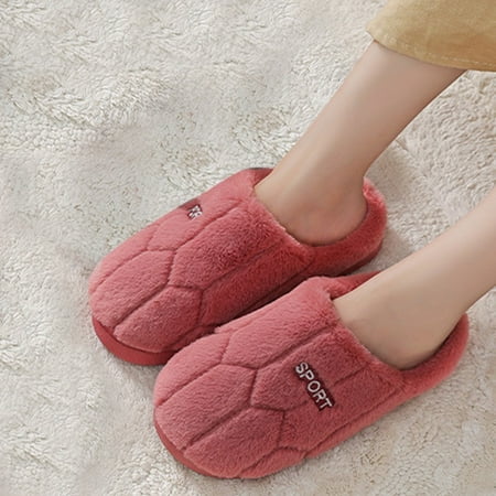 

Tangnade House Slippers for Women Fashion Shoes Ladies Warm Lovely Household Cotton Casual Flat Sliper
