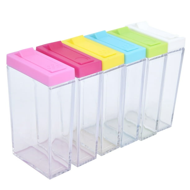 Contenedores de especias, caja de condimentos, caja de seis piezas para alimentos y pimienta, frascos de especias elaborados por expertos